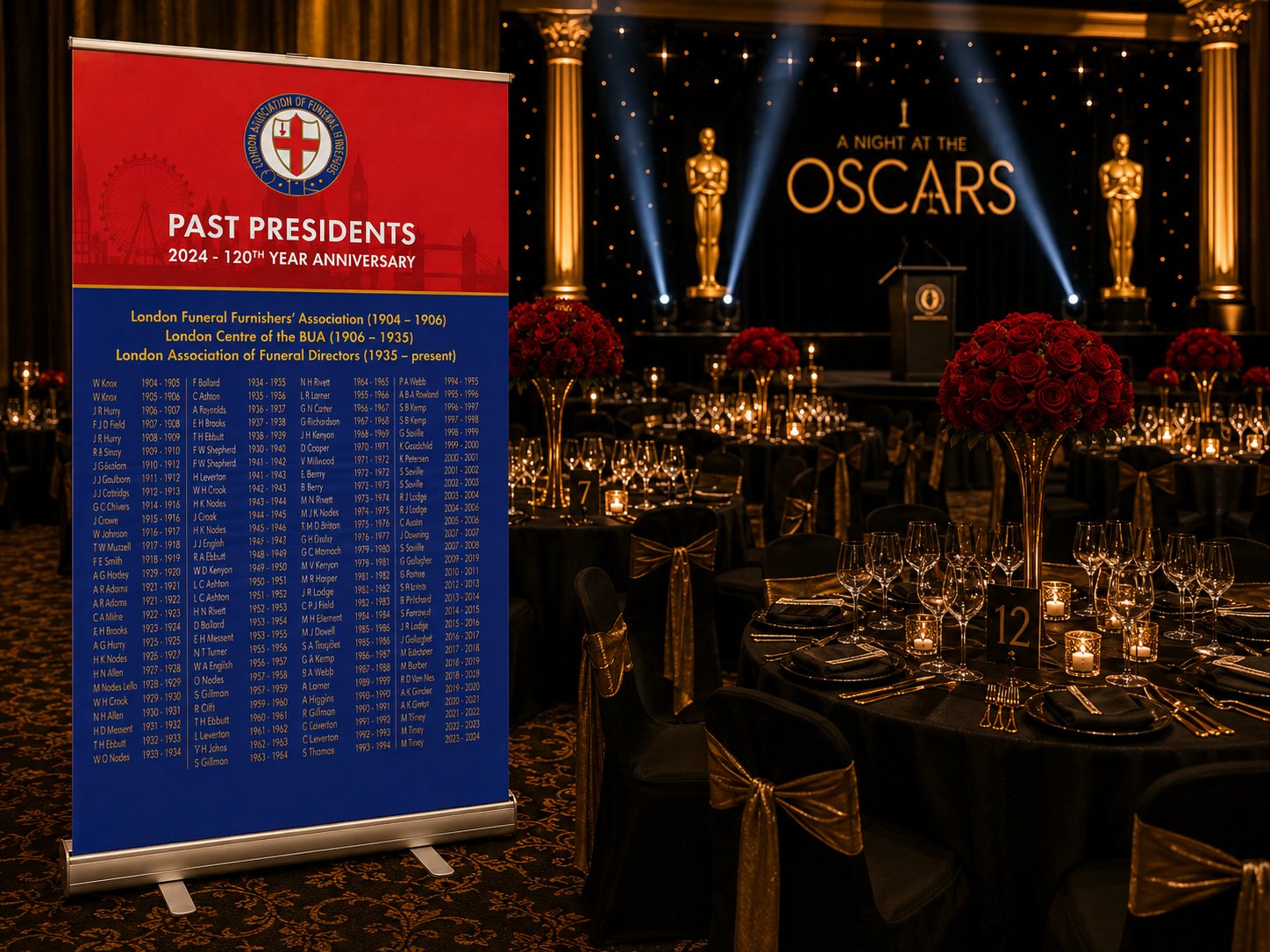LAFD Past Presidents Roller Banner
