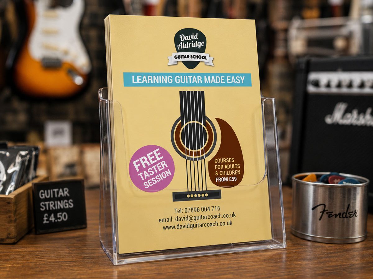 Guitar Lessons Leaflet