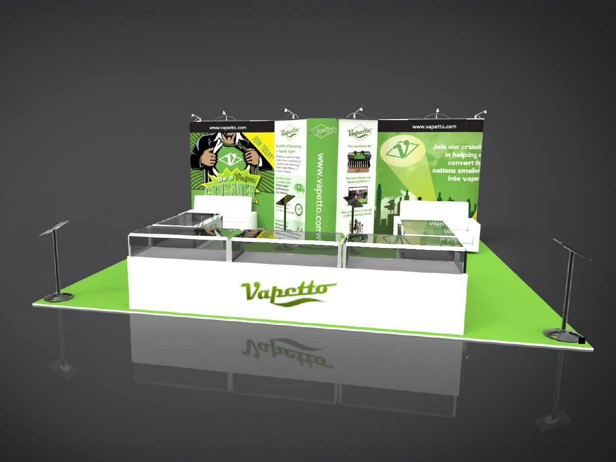 Vape Exhbition Stand Front