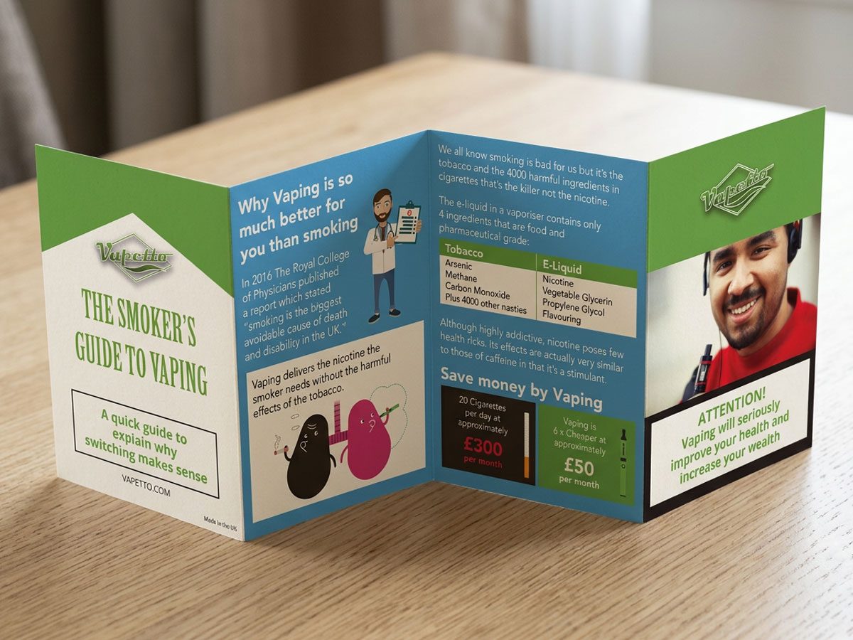 A7 Marketing Leaflet Side 1