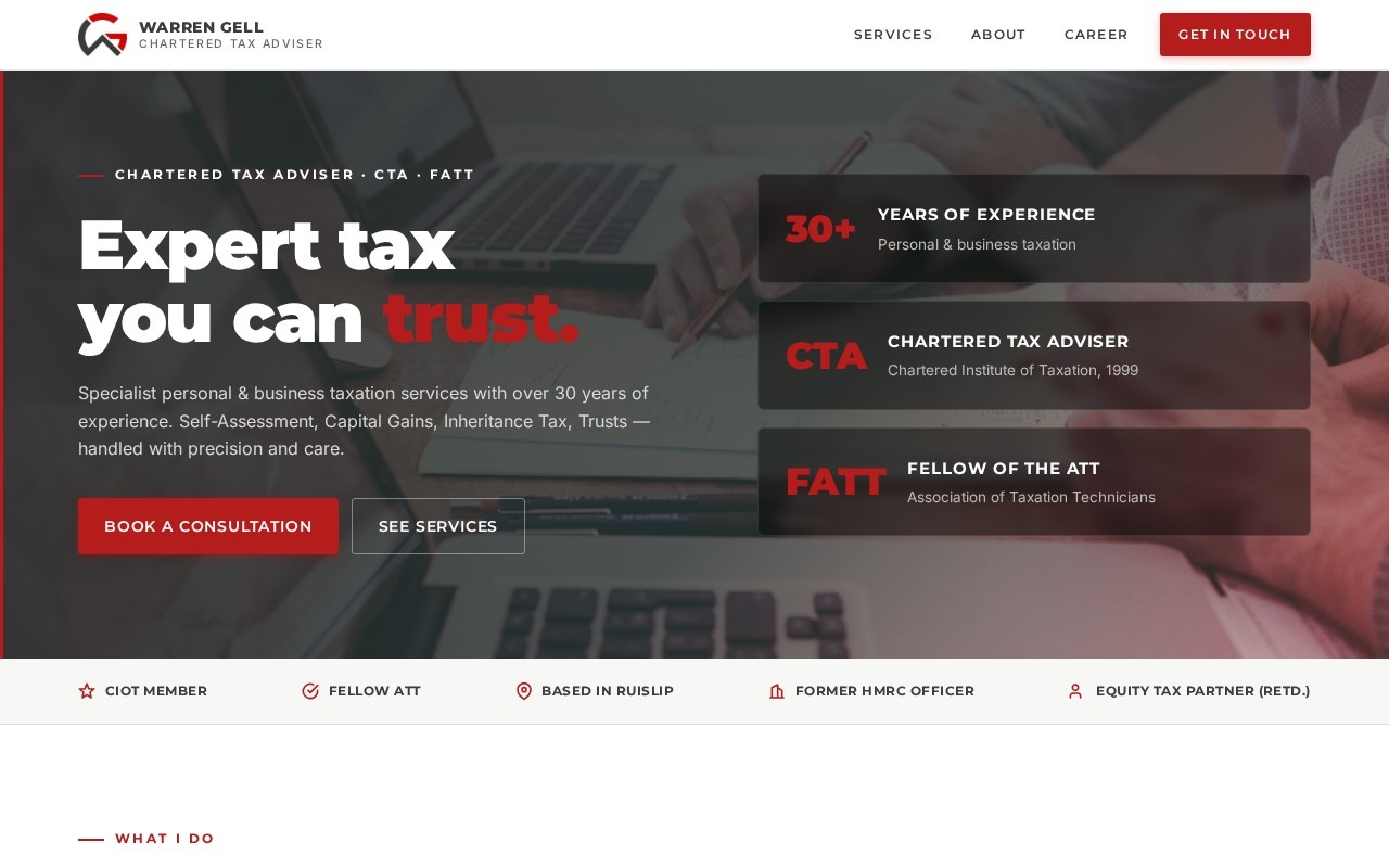 Warren Gell Chartered Tax Advisor